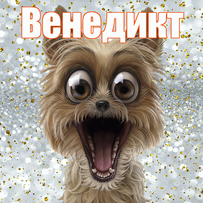 Венедикт! Хорошего настроения! Красивая открытка Венедикту!