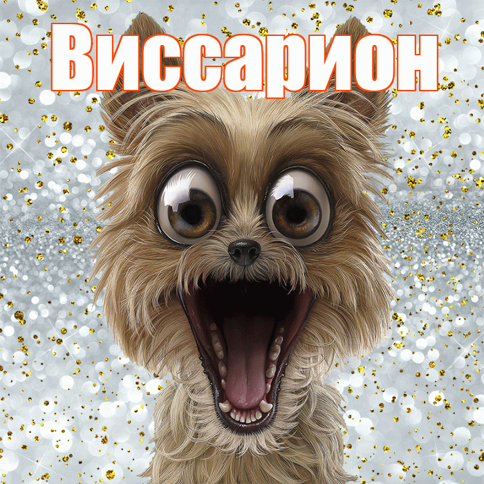 Виссарион! Хорошего настроения! Красивая открытка Виссариону!