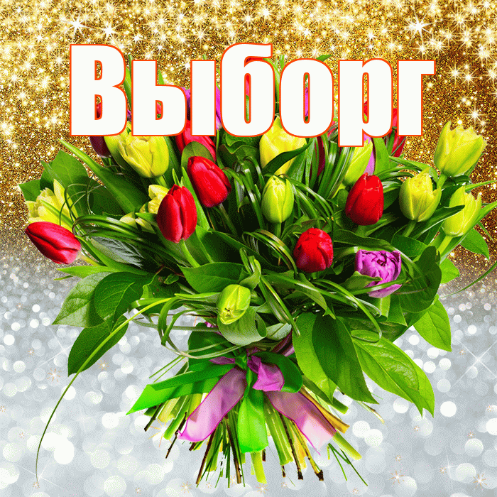 Выборг! Хорошего настроения! Красивая открытка Выборгу!
