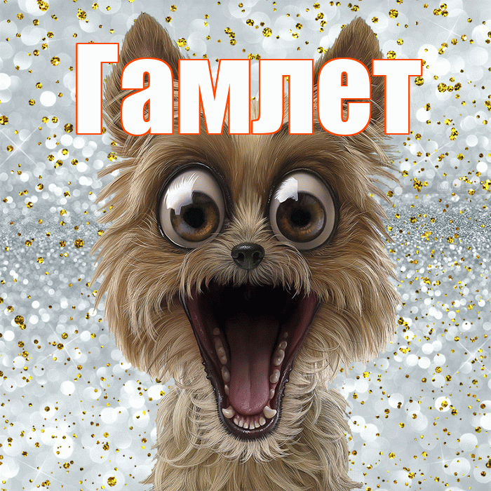 Гамлет! Хорошего настроения! Красивая открытка Гамлету!