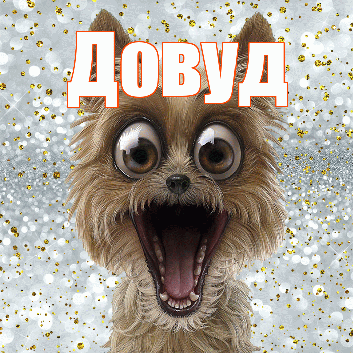 Довуд! Хорошего настроения! Красивая открытка Довуду!