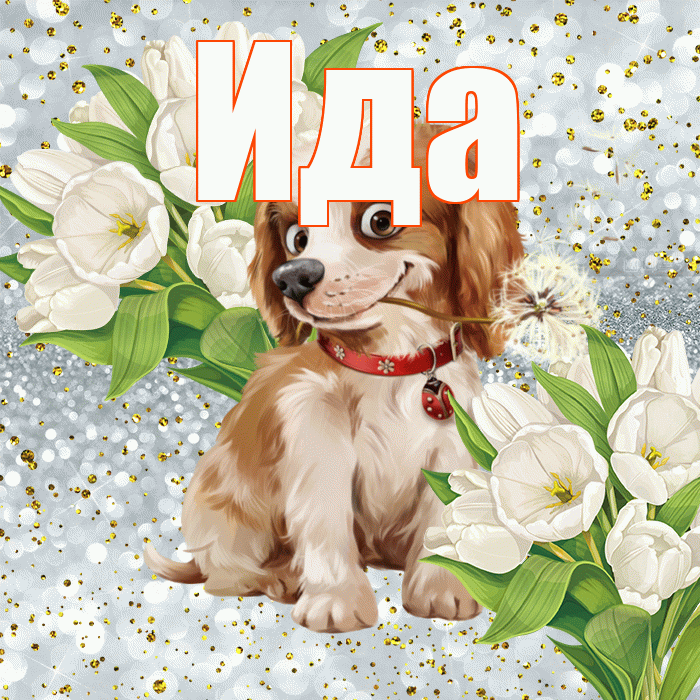 Ида! Хорошего настроения! Красивая открытка Иде!