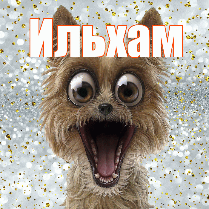 Ильхам! Хорошего настроения! Красивая открытка Ильхаму!