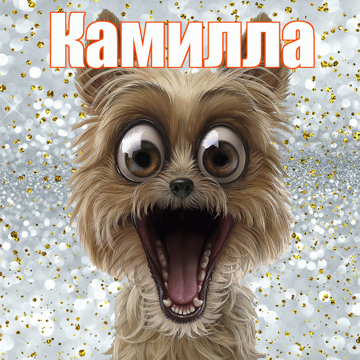 Камилла! Хорошего настроения! Красивая открытка Камилле!