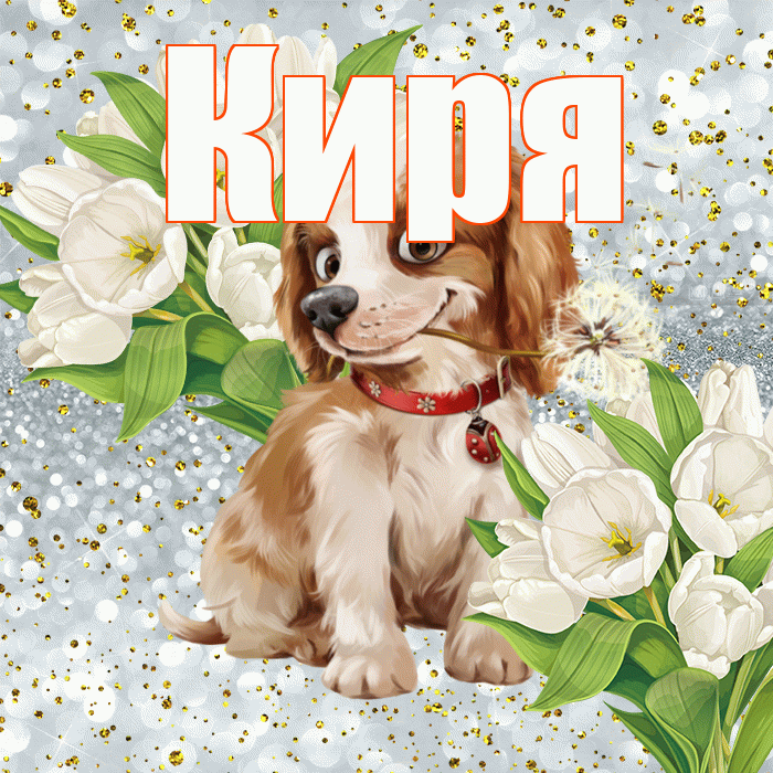 Киря! Хорошего настроения! Красивая открытка !