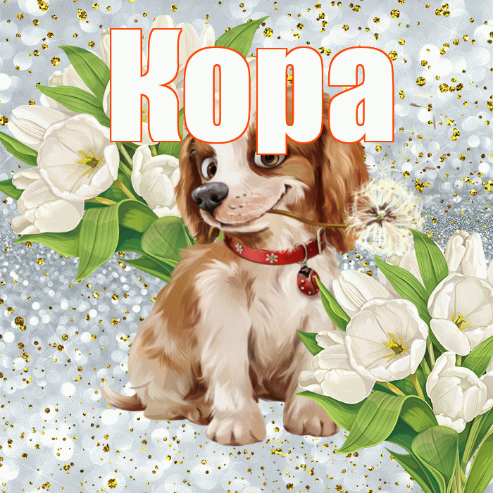 Кора! Хорошего настроения! Красивая открытка Коре!