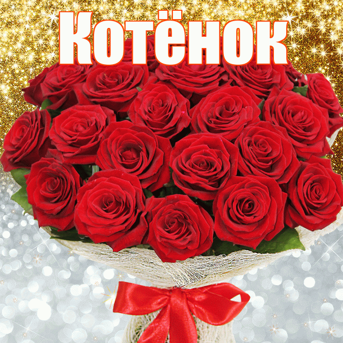 Котёнок! Хорошего настроения! Красивая открытка !