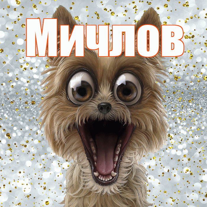 Мичлов! Хорошего настроения! Красивая открытка Мичлу!