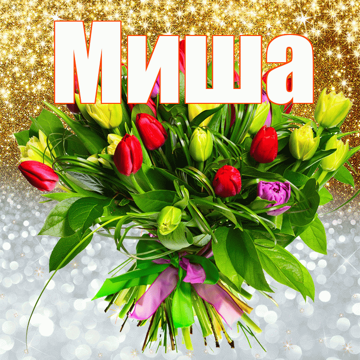 Миша! Хорошего настроения! Красивая открытка Мише!