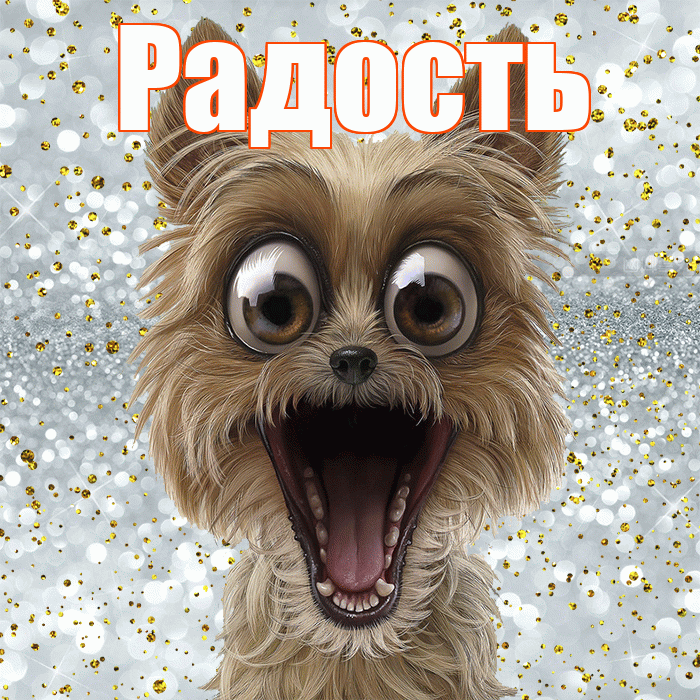 Радость! Хорошего настроения! Красивая открытка Радости!