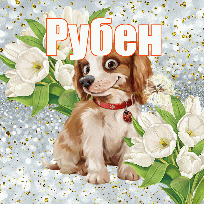 Рубен! Хорошего настроения! Красивая открытка Рубену!