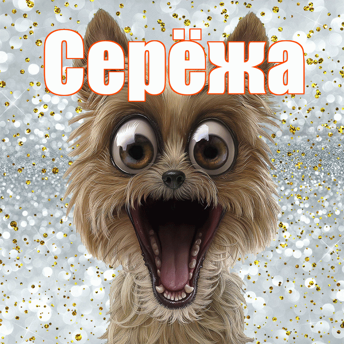 Серёжа! Хорошего настроения! Красивая открытка !