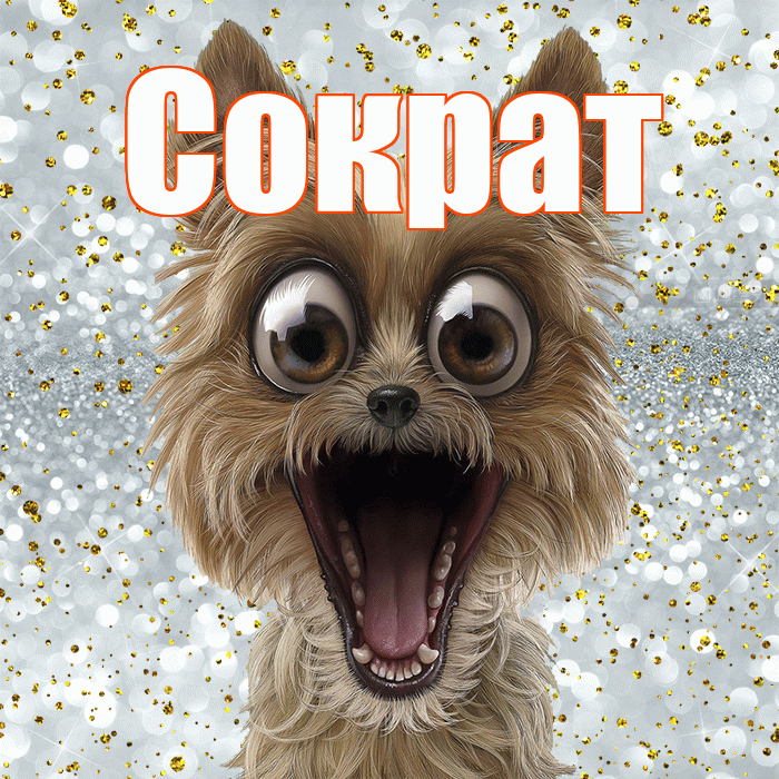 Сократ! Хорошего настроения! Красивая открытка Сократу!