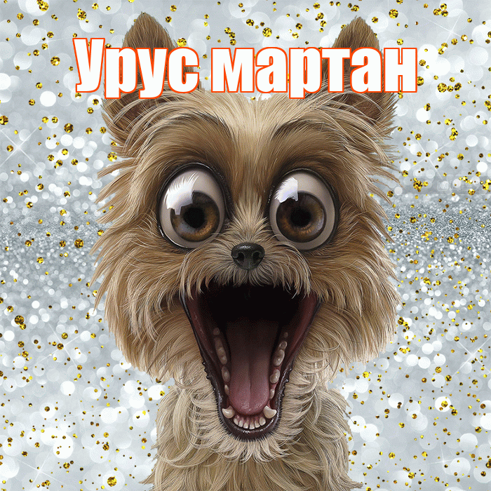Урус мартан! Хорошего настроения! Красивая открытка !