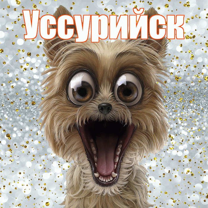 Уссурийск! Хорошего настроения! Красивая открытка Уссурийску!
