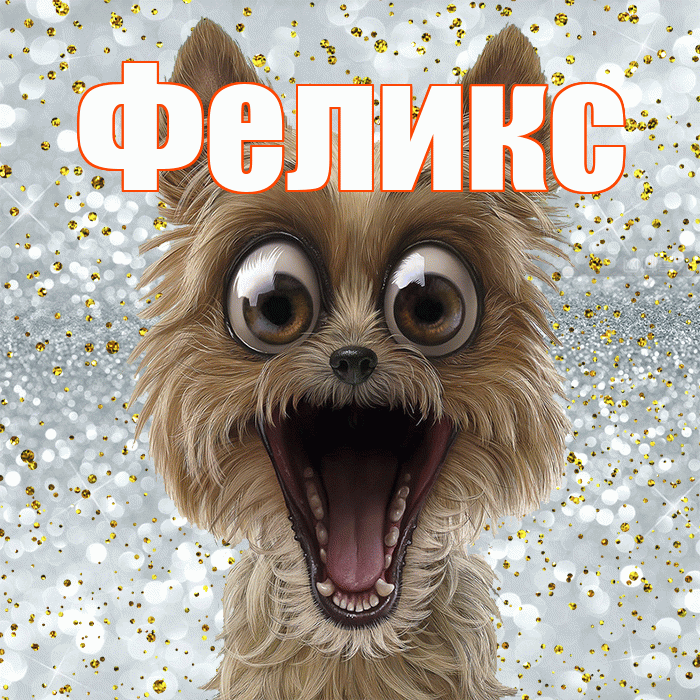 Феликс! Хорошего настроения! Красивая открытка Феликсу!