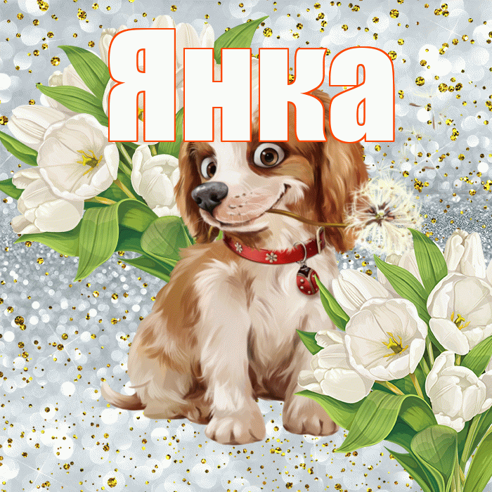 Янка! Хорошего настроения! Красивая открытка Янке!